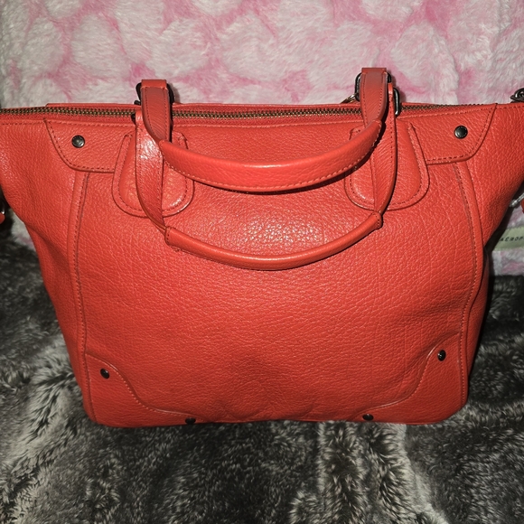 Euc Coach Mickie Leather Tote Bag With Strap - Picture 3 of 5